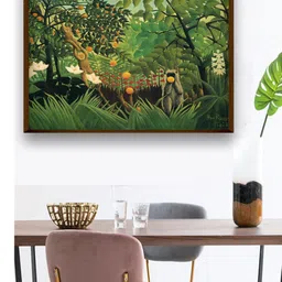 The Art House Green & Orange Floral & Botanical Painting Wall Art-picture-10