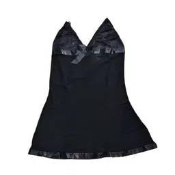 louryn koulyn Women Lingerie Lace Babydoll Strap Chemise Halter Teddy V Neck Sleepwear image 1