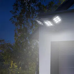 PARSPAR Motion Sensor Outdoor Lights, Solar Outdoor Light High Photovoltaic Efficiency IP64 Flexible COB Ultra Wide Lighting image 3