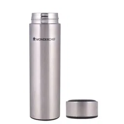 Wonderchef Silver-Toned Solid Stainless Steel Flask 480 ML image 1