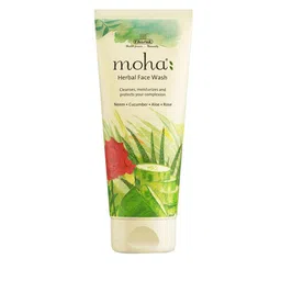 moha Herbal Face Wash with Neem Cucumber Aloe & Rose - 200 ml image 4