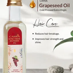CAMIA Cold Pressed Grapeseed Extra Virgin Oil - 100 ml image 2