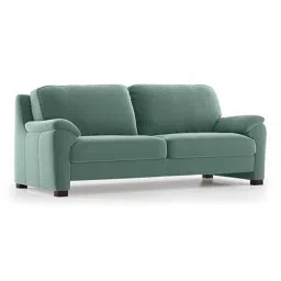 urban ladder create Farina Sofa Set (Colour : Dusty Turquoise Velvet , Seater : 3+2+1) image 2