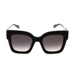 Just Cavalli Shiny Black Acetate Frame And Grey Smoke Sunglasses (SJC019V52700SG) (52) image 1