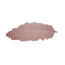 FABINALIV Copper Toned Floral Textured PVC Table Runner image 3