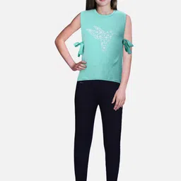 Gini and Jony Girls Floral Printed Sleeveless Cotton Top-picture-34