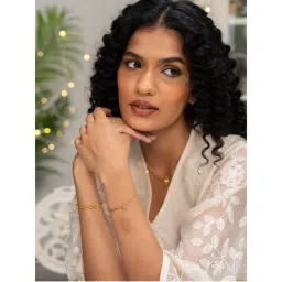 Shaya by CaratLane Fight Song Bracelet in Gold Plated 925 Silver-picture-35