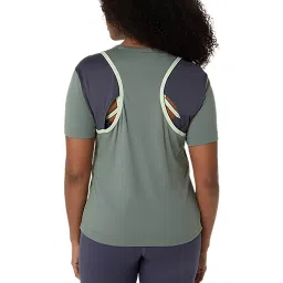 ASICS Women's Monument Green Nagino Flex Short Sleeve Top image 1