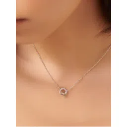 Shaya by CaratLane Hall Of Fame Pendant Necklace in 925 Silver-picture-12