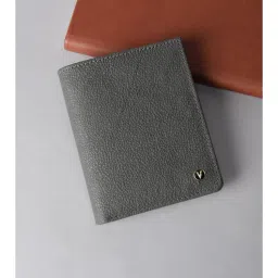 Van Heusen Men Grey Genuine Leather Wallet-image-0
