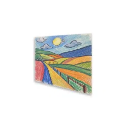 Nestroots Serene Path Through Lush Canvas Kids Room Wall Painting - Multi-Color Stretch (Pack of 4) image 3