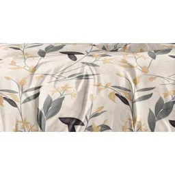 BAJO'S 210 Tc Queen Bedsheet With 2 Pillow Covers Beige image 3
