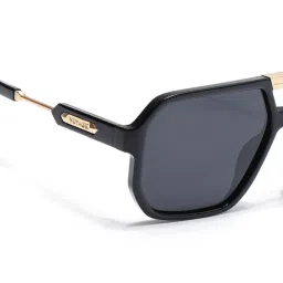 Voyage Unisex Wayfarer Polarized Sunglasses Black Lens with Black Frame (PMG6690) (55) image 3