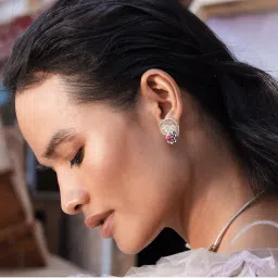 Shaya by CaratLane Rise Above Fear Earrings-image-34