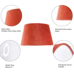 kapoor lamp shades Maribel Velvet Lamp Shade image 4