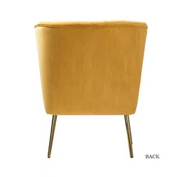 home lifestylez Fission Accent Chair in Yellow Colour image 4