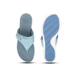 Bata Comfit Blue Womens Flipflops image 5