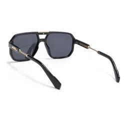 Voyage Unisex Wayfarer Polarized Sunglasses Black Lens with Black Frame (PMG6690) (55) image 4