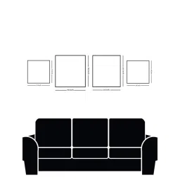 Nestroots Elegant Mandala Canvas Art Collection Wall Painting - Multi-Color Stretch (Pack of 4) image 5