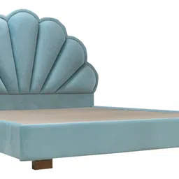 globally indian Dreamweaver Solid Wood Queen Size Bed in Provincial Teak Finish image 5