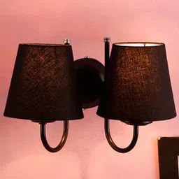 devansh Terran Black Fabric Wall Light-picture-14