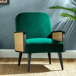Haden Accent Chair in Dark Green Colour-image-68