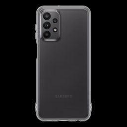 SAMSUNG Soft TPU Back Cover for SAMSUNG Galaxy A23 (Protects from Shock & Scratch, Clear Black)-picture-3