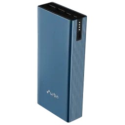 urbn 20000 mAh 20W Fast Charging Power Bank (2 USB Ports & 1 Type-C Port, Metal Body, Blue)-image-17