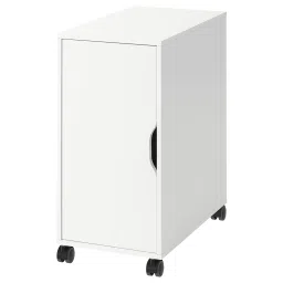ikea alex Storage unit on castors, white/black, 36x76 cm image 1