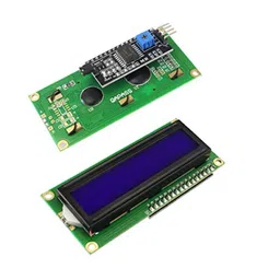 1602 (16x2) LCD Display with I2C/IIC interface - Blue Backlight image 1