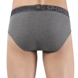 Sporto by Macho Pack Of 4 Cotton Mid-Rise Basic Briefs image 2