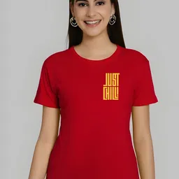 SZN Women Typography Printed T-shirt-image-76
