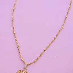 Ramdev Art Fashion Jwellery Gold-Plated Pendant With Chain-picture-10