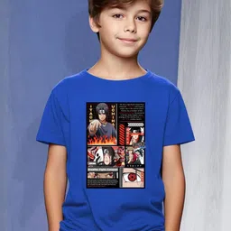 london streets Blue Itachi Anime Graphic Print T-Shirt-picture-34