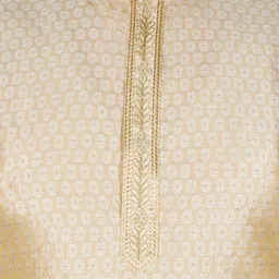 SG YUVRAJ Boys Regular Silk Georgette Kurta with Pyjamas image 3