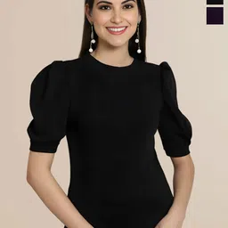 Mast & Harbour Pack of 2 Puff Sleeve Top-picture-21