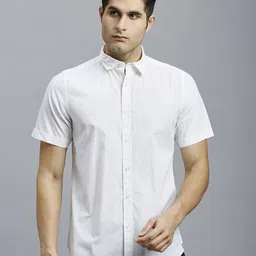 Reid & Taylor Men Slim Fit Opaque Casual Shirt-picture-15