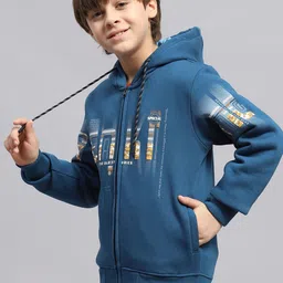 Monte Carlo Boys Printed Hooded Cotton Sweatshirt image 5