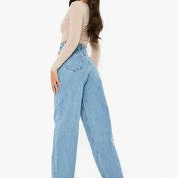 AKACY Women Jean High-Rise Light Fade Stretchable Jeans image 3