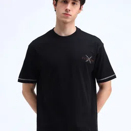 Flying Machine Men Graphic Printed Round Neck Cotton T-shirt-picture-31