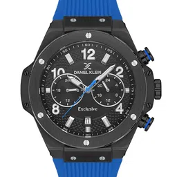 Daniel Klein Exclusive Men Textured Dial & Silicon Straps cWatch DKX.1.13615-5-picture-23
