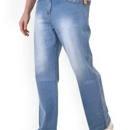 LINARIA Men Classic Boyfriend Fit Low Distress Heavy Fade Jeans-picture-16