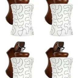 1ST TIME Black & White Printed Wood Contemporary Rectangle Shaped Wall Lamp-picture-29