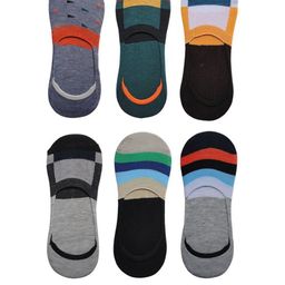 VOICI Set Of 6 Loafer No-Show Invisible Socks-picture-29