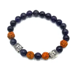Divine souvenirs Unisex Artificial Beaded Elasticated Bracelet-picture-32