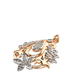 VALANOVA Women Rose Gold Lab Grown Pendant Diamond 18K image 2