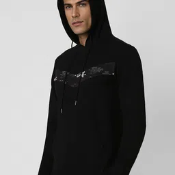 Van Heusen Flex Men Solid Hood Cotton Pullover Sweatshirt image 4