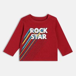 MINI KLUB Boys Typography Printed Round Neck Short Sleeves Pure Cotton T-Shirt-picture-40