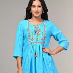 SAADGEE Women Bohemian Cotton Peplum Top-picture-29