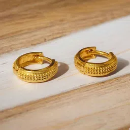 SHREE KRISHNA SHOPPING Gold-Plated Brass Earrings-picture-10